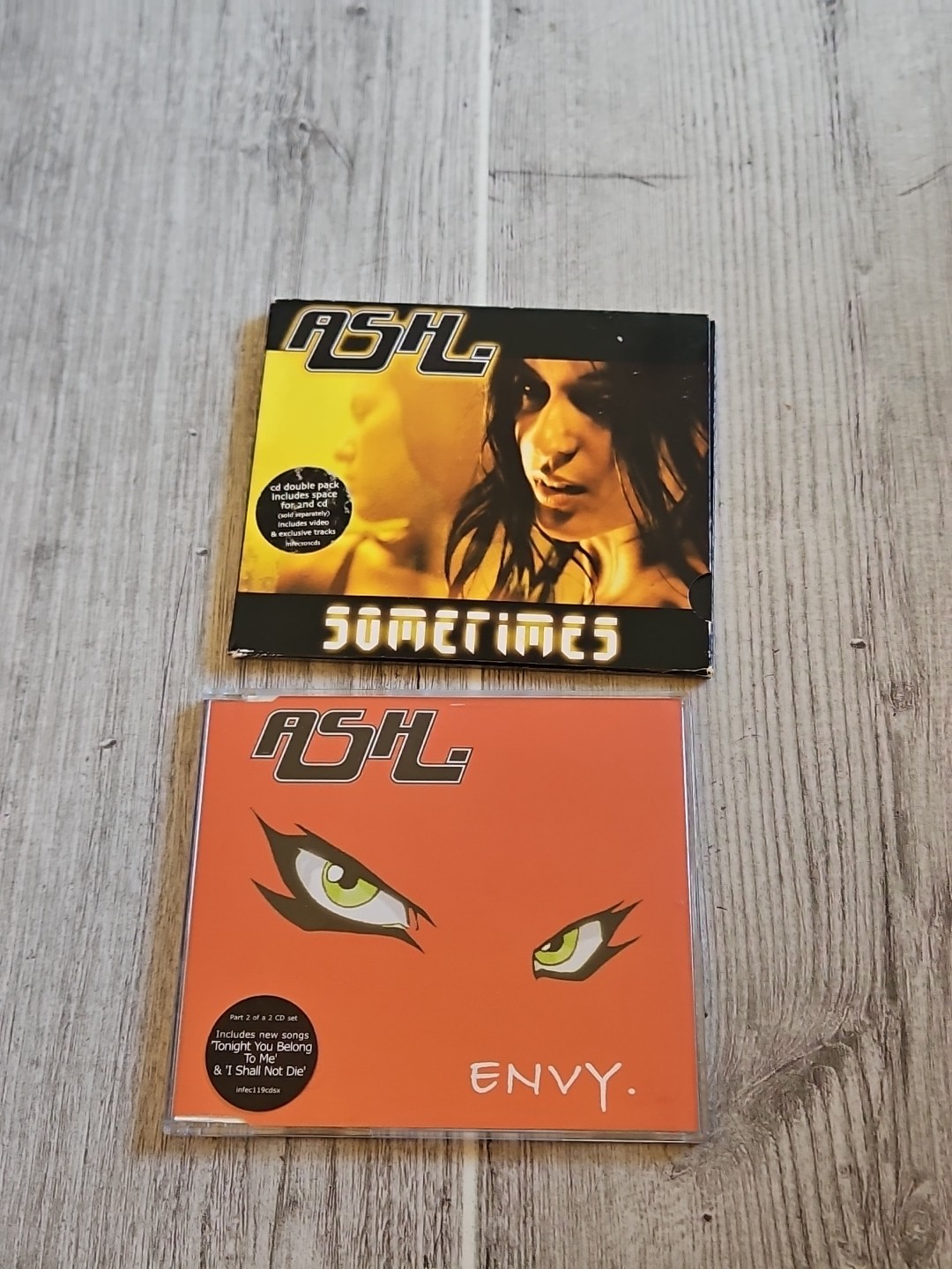 Ash, Envy & Sometimes CD Singles Bundle X 2, Indie Rock Music,