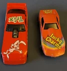 Hot Wheels 1977 Trix Funny Car & 1975 Lucky Charms Corvette Cereal Vintage