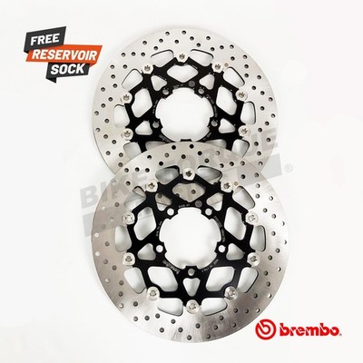 Brembo schwimmende Bremsscheiben Paar vorne passend für Triumph 1215 Explorer 2016-2017