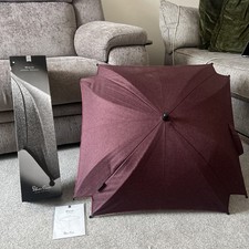 Silver Cross Wave Sun Parasol Claret missing clamp 