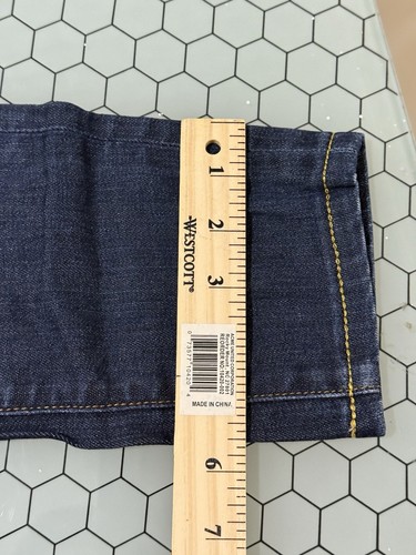 LUCKY BRAND WOMENS JEANS SIZE 00/24 CHARLIE SKINNY DARK WASH LOW RISE DENIM - Picture 9 of 10