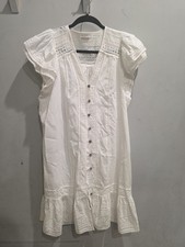 Ellie Tahari White Lace Mini Dress