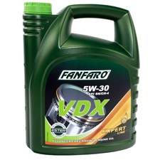 5 Liter FANFARO 5W-30 VDX Leichtlauf Motoröl Motor Öl VW MB GM BMW Oel