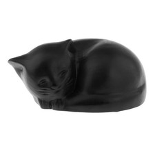 Sleeping Cat Pet Urn Garden Keepsake Case Supplies Burial Ash Urns for Pets