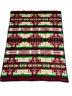 VTG 70/80s Pendleton Beaver State Wool Chief Joseph Blanket
