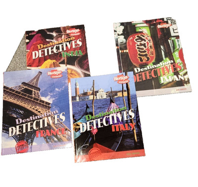 Destination Detectives - Countries - 5 Book Lot - Raintree Freestyle - Education
