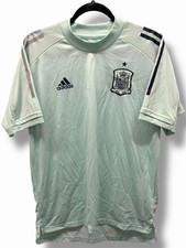 Adidas Spain Away Soccer Jersey Mint Green AEROREADY Men s Medium Futbol