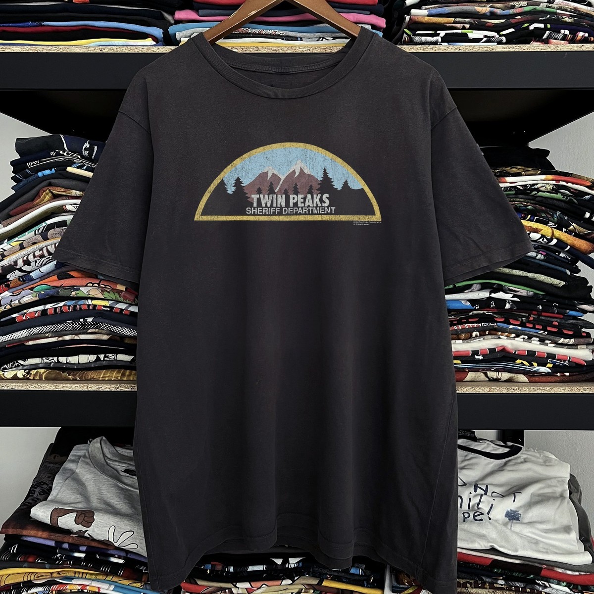 90s Twin Peaks Sheriff Department -Wash Promo T-Shirt Black L | eBay