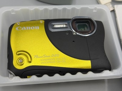 CANON Powershot D20 Digitalkamera 12.1 MP wasserdicht Unterwasserkamera gelb