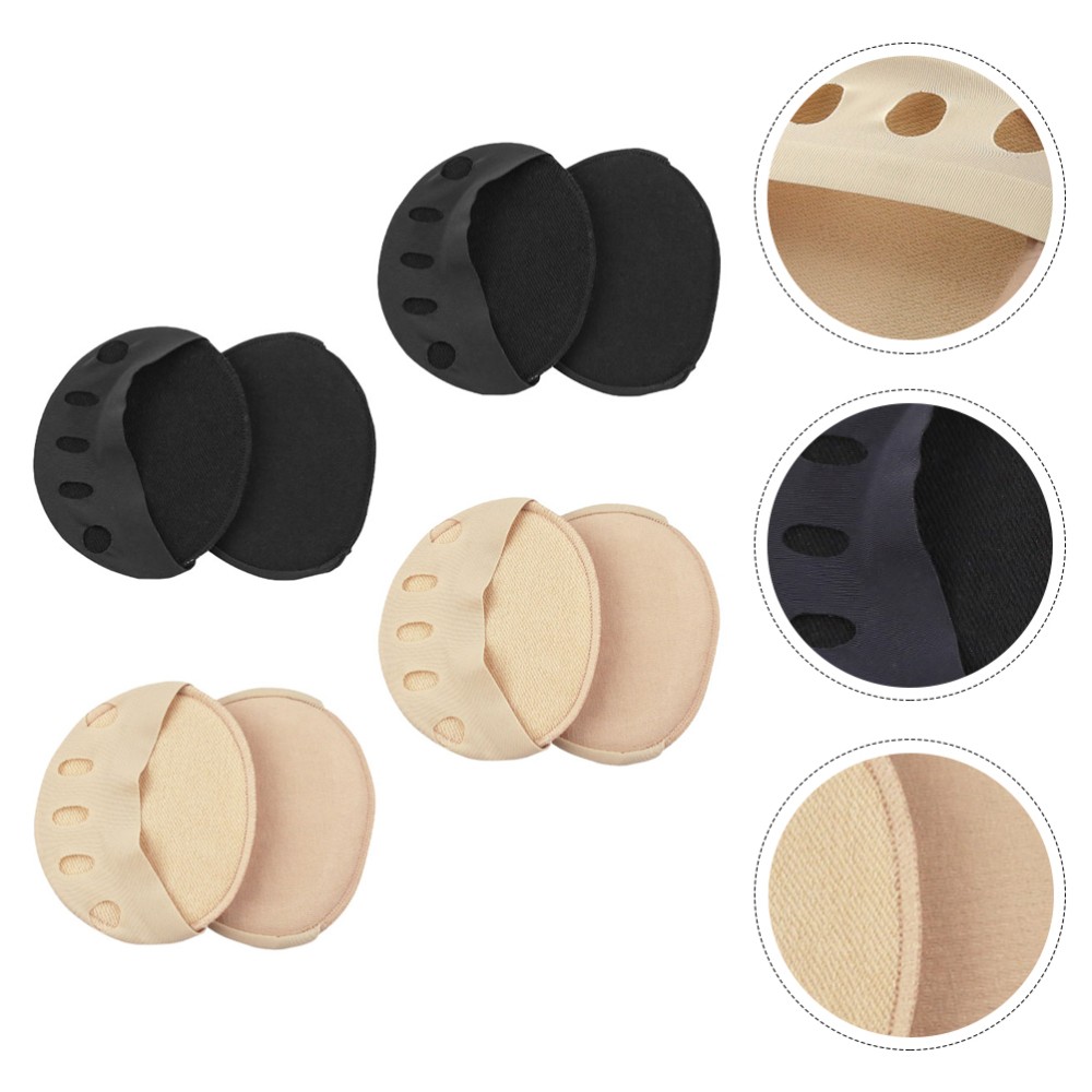 APL 4 Paia Calze Invisibili Cinque Punta Avampiede Mezzo Uomo Tacco Alto Donna Antiscivolo