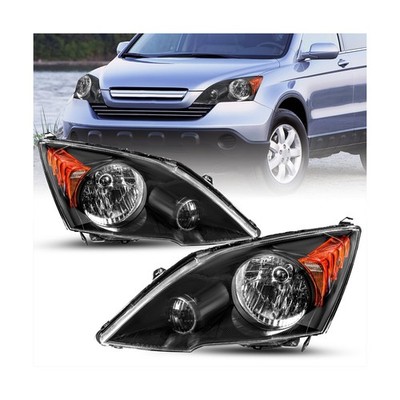 TUSDAR Headlight Assembly Fit for 2007-2011 Honda CR-V Passenger and Driver S...