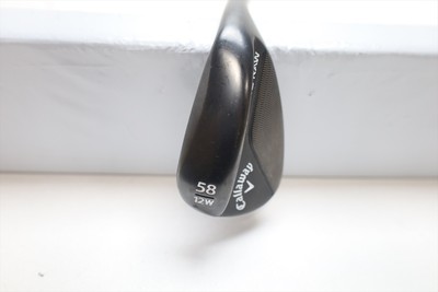 Callaway Jaws Raw Black Plasma Wedge 58°-12 W Grind Dynamic