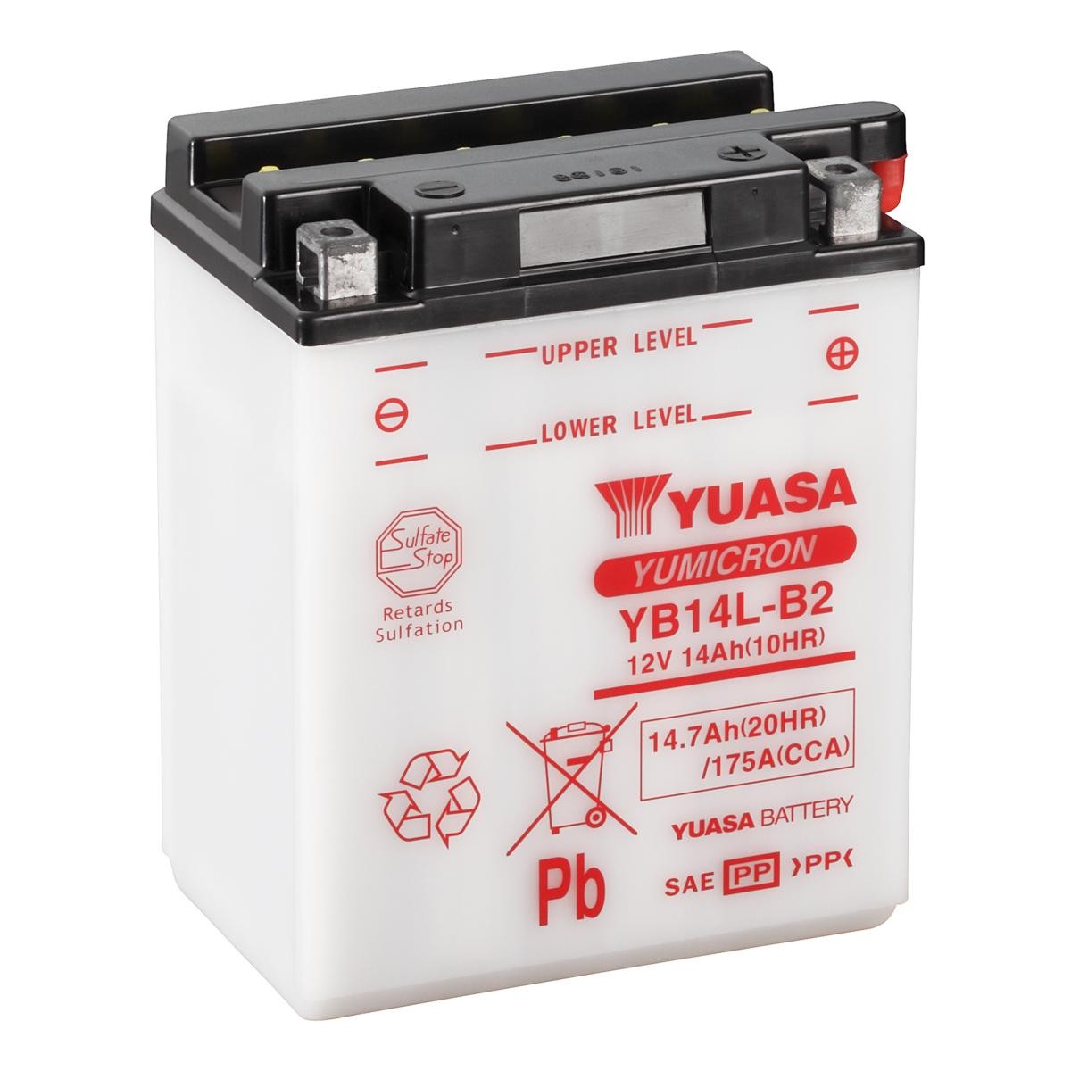 Batterie YB14L-B2 pour équiper les motos de collection lors de la restauration