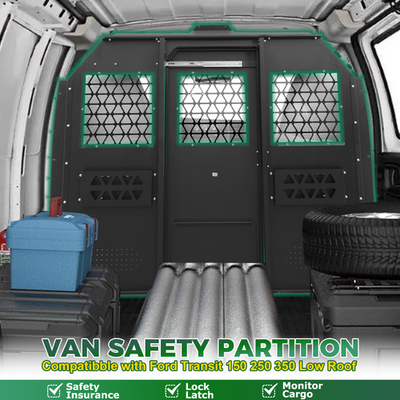 Van Safety Partition, Bulkhead, Divider for Ford Transit 150 250