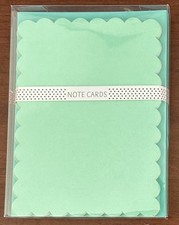 Hallmark Blank Note Cards Scalloped Edge Qty 24 w/Envelopes