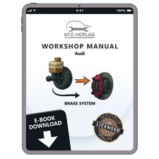 Audi A6 Type 4K 2018-2023 Brake Systems Repair Workshop Manual eBook PDF
