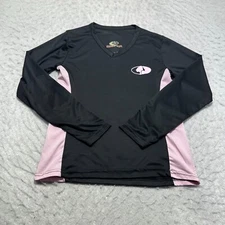 Mossy Oak Hunting Lightweight Baselayer Shirt Black Pink Womens Size Small S