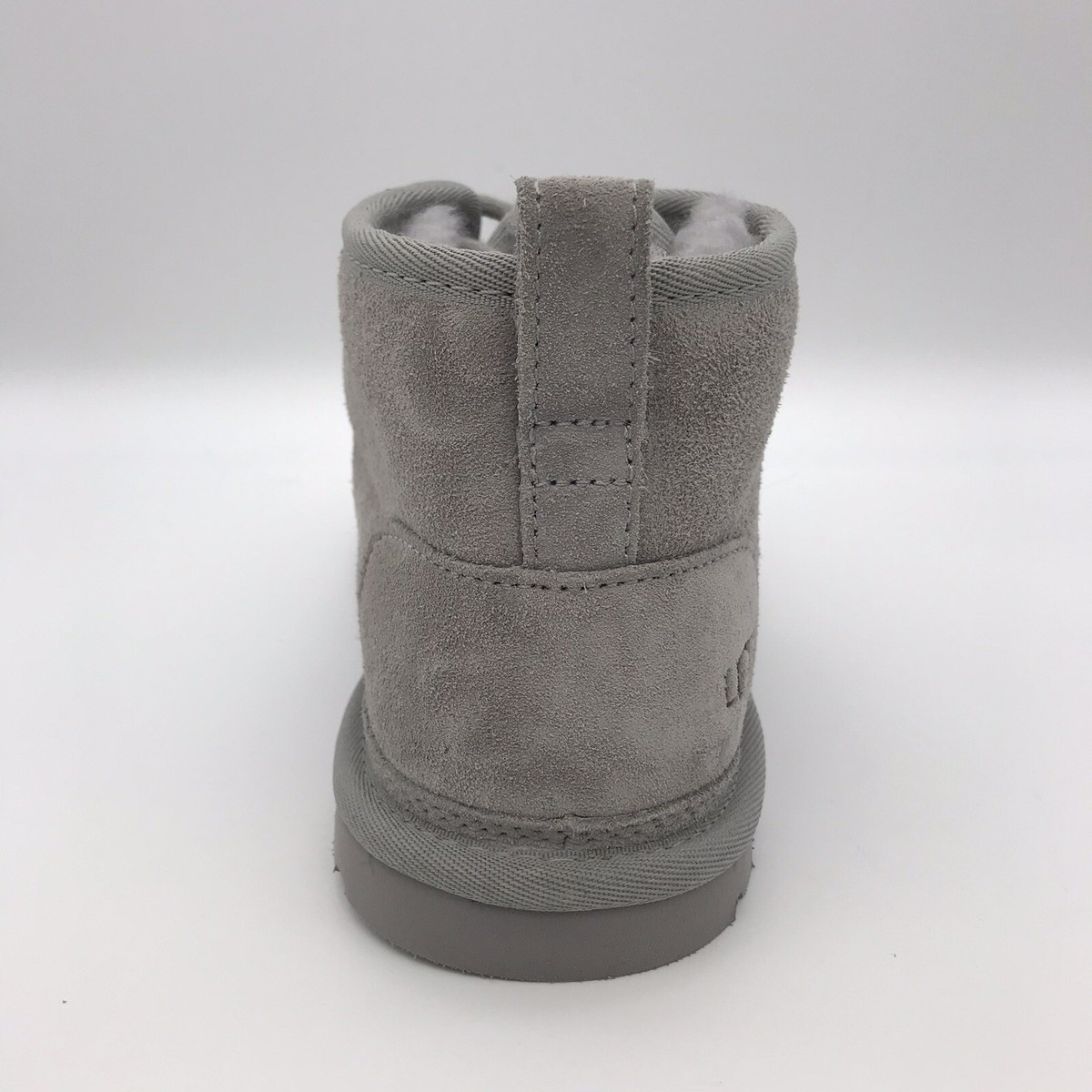 UGG WOMEN NEUMEL SEAL GREY SUEDE FULLY LINED SHEARLING ANKLE  display picture 3