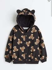 H M OVERSIZED HOODED Teddy Bears Kids - Size 5T/6 - VERY GOOD