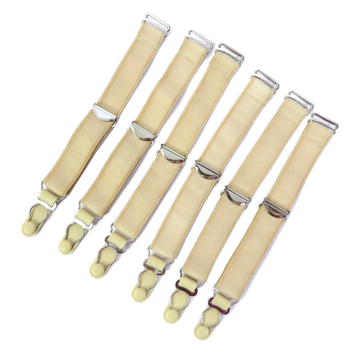 Nyteez Replacement Garter Clips Suspender Wide Corset Straps Set of 6