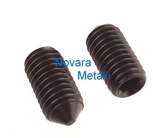 100 Grani Punta Conica M3x12 vis sans tête pointu varillas cone socket setscrews