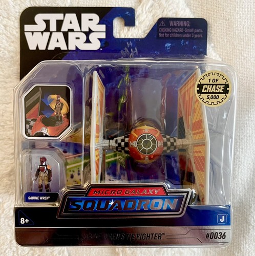 Star Wars Micro Galaxy Squadron Sabine Wren Tie Fighter Chase 1 Of 5000 Rare - Picture 2 of 6