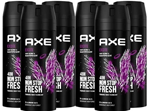 Axe Deodorant Bodyspray Excite 6er Pack , 6x150ml , OvP Neu