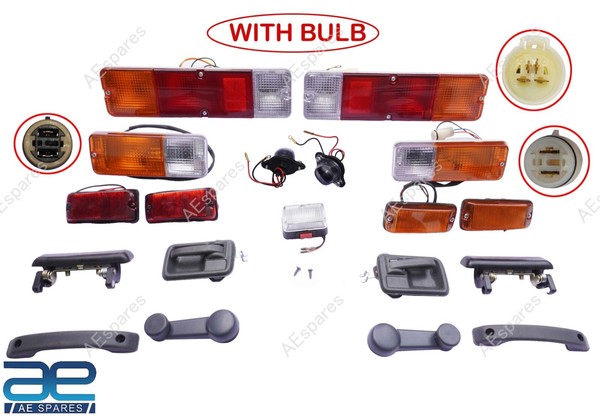 FüR Suzuki Samurai Sierra SJ410 SJ413 Jimny StoßStange Angebot Licht & Griff Gec-image