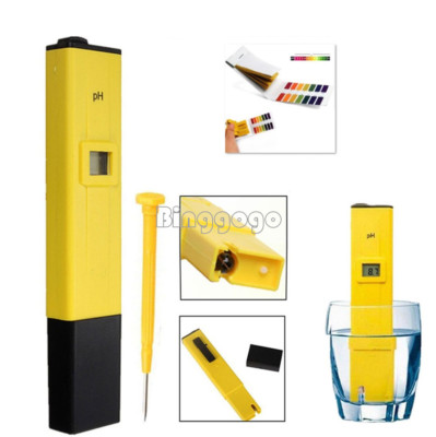 Pocket Digital PH Meter Water Tester Pen LCD Monitor Pool Aquarium Laboratory NE
