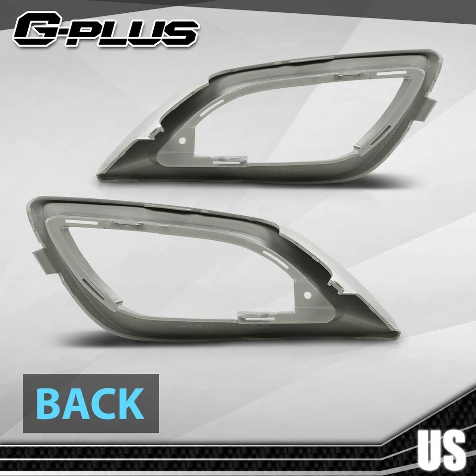 Fog Light Trim Set Of 2 Left And Right Side Fit For 06-07 Mercedes-benz R500 Foto 3 de 4