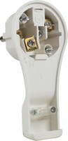 As-Schwabe 45030 | Schutzkontakt-Flachstecker, Weiß