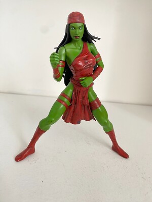 2002 MARVEL DIAMOND SELECT TOYS SERIES GREEN SKRULL ELEKTRA ACTIONFIGUR DST