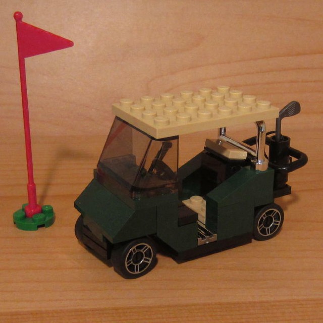 DadventureDan's CUSTOM GOLF CART DELUXE for LEGO town city club golfer