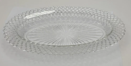 Miss America Depression Glass 10” Oval Relish Celery Dish Anchor Hocking