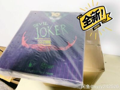 Black Toys 1/6 Devil Joker 10th Anniver PVC BT101 BT102 Figure IN