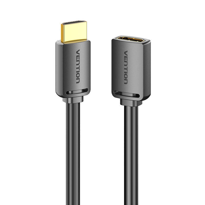 Thumbnail - Hdmi-a-stecker Auf Hdmi-a-buchse In Schwarz Verlängerungskabel