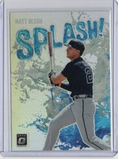 2022 Panini Donruss Optic Matt Olson Splash Silver Prizm #SP-10 - Atlanta Braves