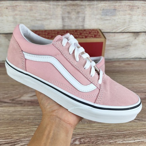 light pink canvas vans