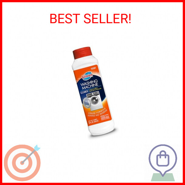 Glisten Washer Magic Washing Machine Cleaner and Deodorizer 12 Fl Oz
