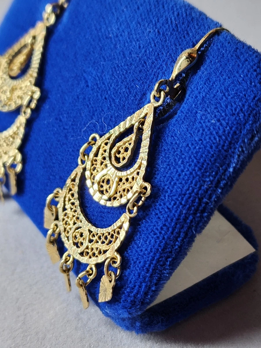 Filigree chandelier shop earrings