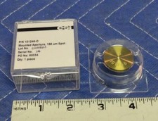 Laser Optics 158 um Focal Spot Mount Aperture Precision Pinhole Wheel 1"D K52
