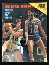 Walt Frazier Signed Sports Illustrated 2/7/72 No Label Knicks D Cowens Auto JSA