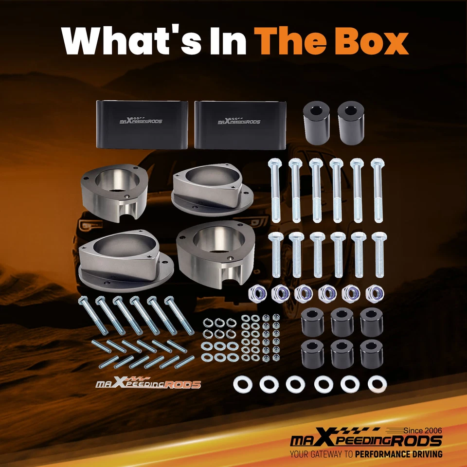 Kit de elevación completa de 3" + espaciadores de brazo trasero de 2" para Subaru Impreza Forester Legacy Foto 2 de 4