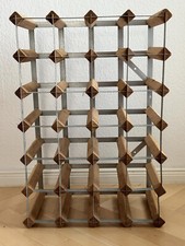 IKEA Weinregal für 24 Flaschen, ca. 62 x 42 x 22,5 cm, Holz & Metall, VINTAGE