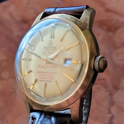 French Made Mortima SuperDatomatic Vintage Watch - Just Serviced