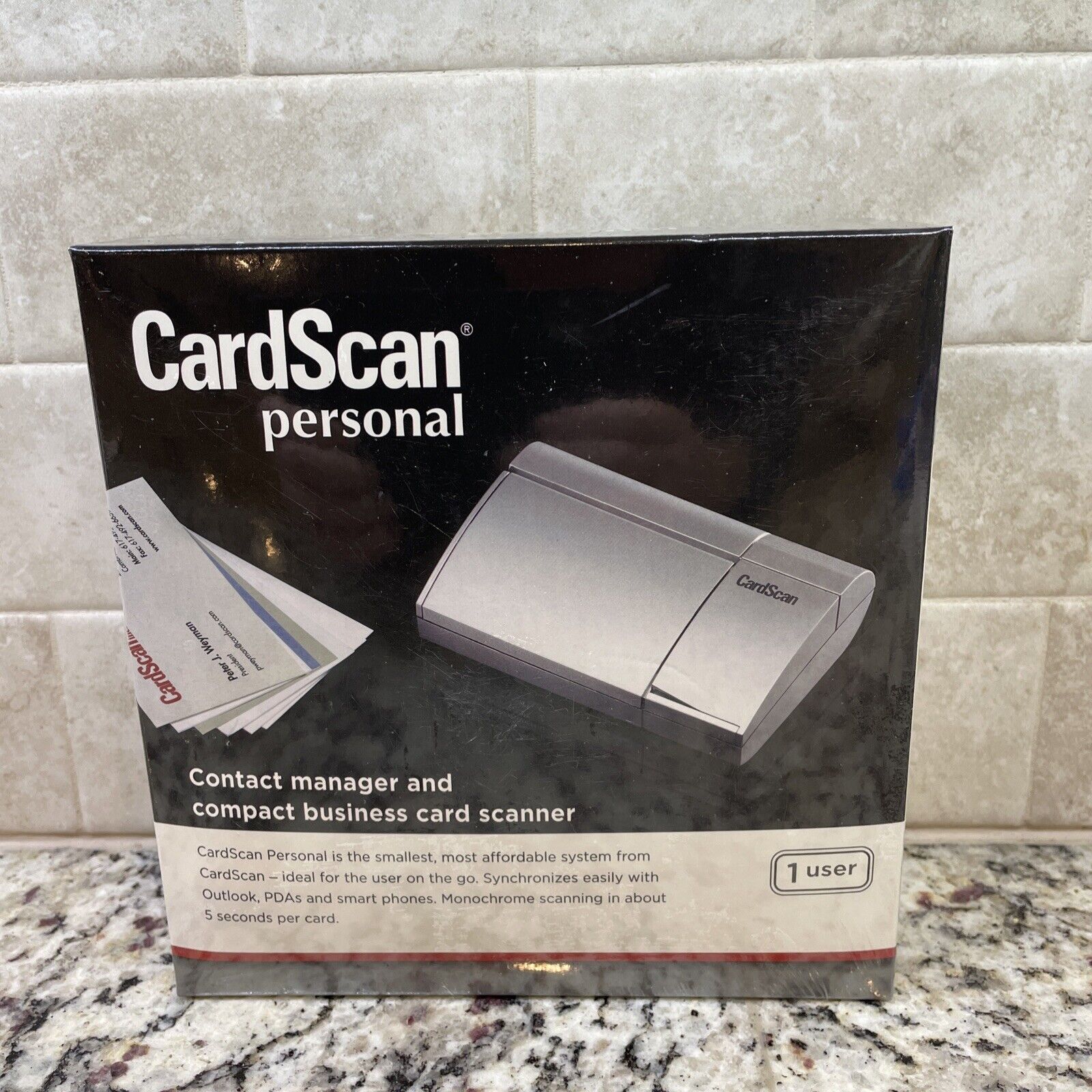 Cardscan Personal ~ Compact Business Card Scanner & Contact Manager ~ Brand New