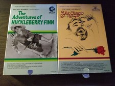 Lot Of 2 Betamax, MGM The Adventures Of Huckleberry Finn Yes, Giorgio. Used.