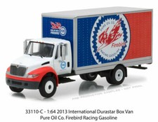 Greenlight 1:64 HD 2013 International Durastar Box Truck Pure Oil Co 33110-C