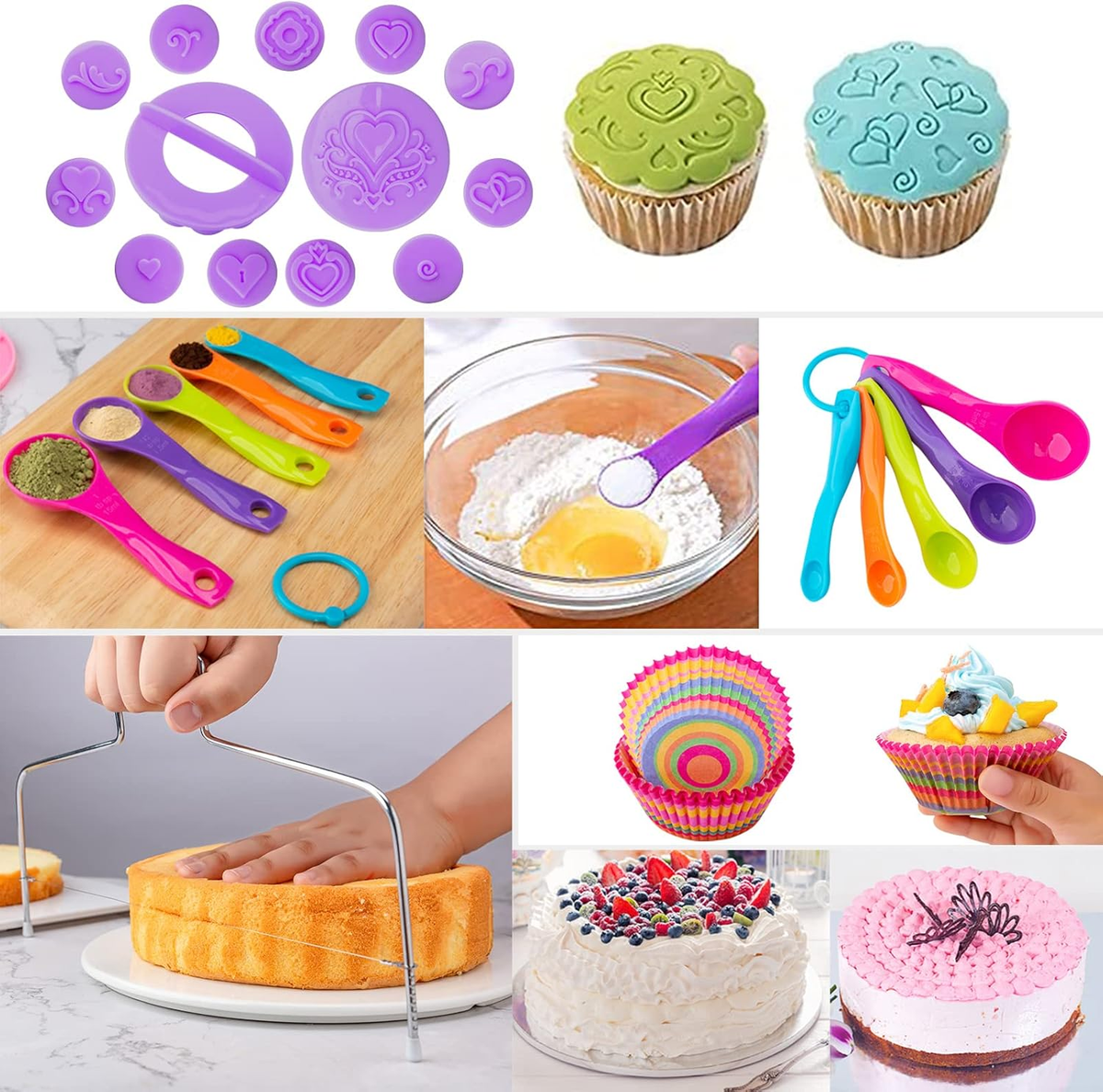 Cake Decorating Kit Nifogo 34-Piece Cake Decorating Set Piping