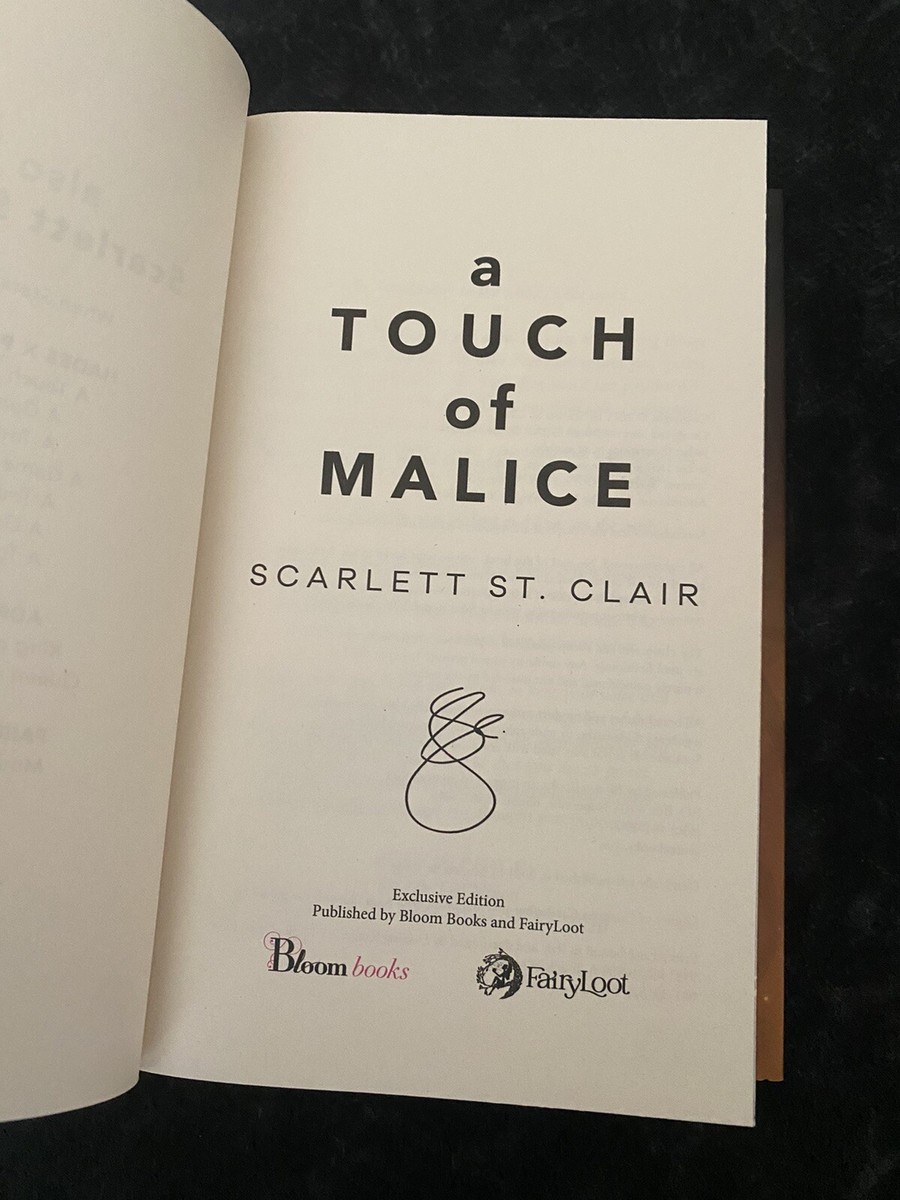 A Touch of Darkness 4巻セット Fairyloot FairyLoot A Touch of Darkness Hades X Persephone Set Scarlett St